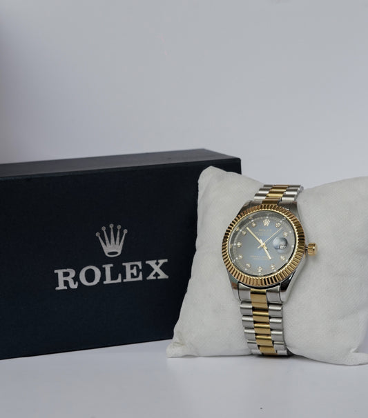 Premium RLX Day-Date SILVER  WATCH